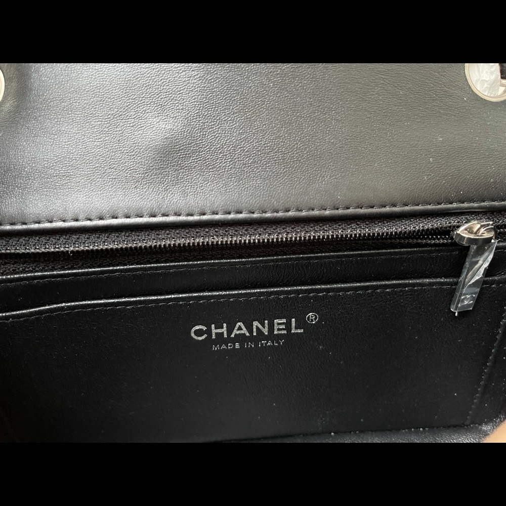SOLD-Chanel Mini Rectangular Classic Flap Black - Picture 9 of 9